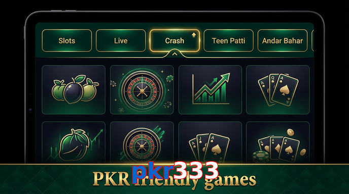 Game list for Pkr333 games section